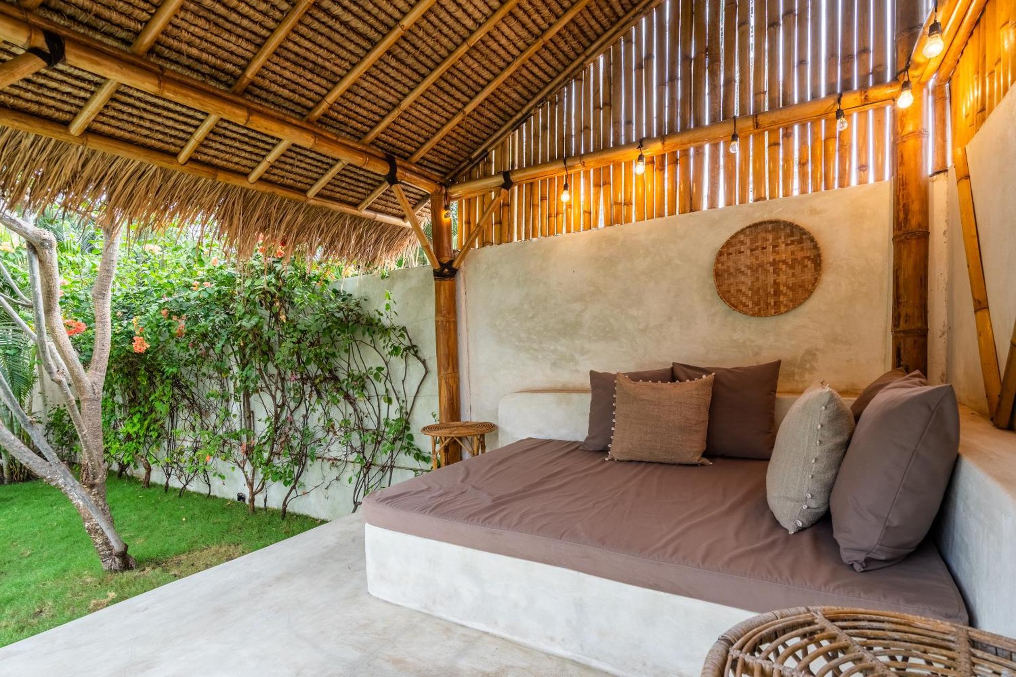 Villa Burung Gili Air Authentic 3-Bedroom Bamboo Villa With Private Pool 外观 照片